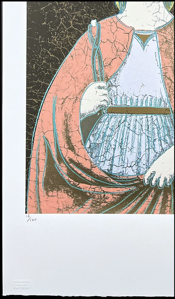 Andy Warhol - Saint Apollonia černá x/100 - edice Leo Castelli s certifikátem