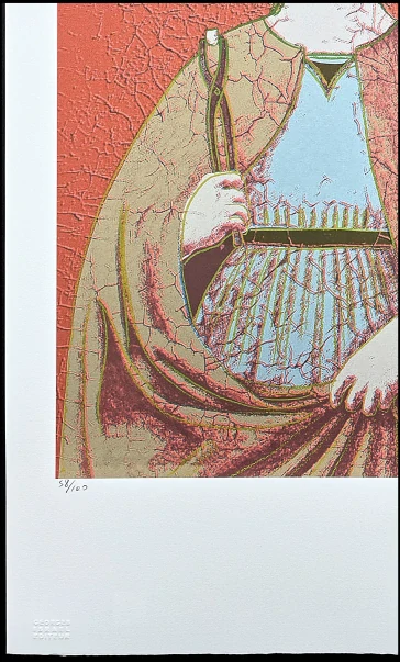Andy Warhol - Saint Apollonia červená 58/100 - edice Leo Castelli s certifikátem