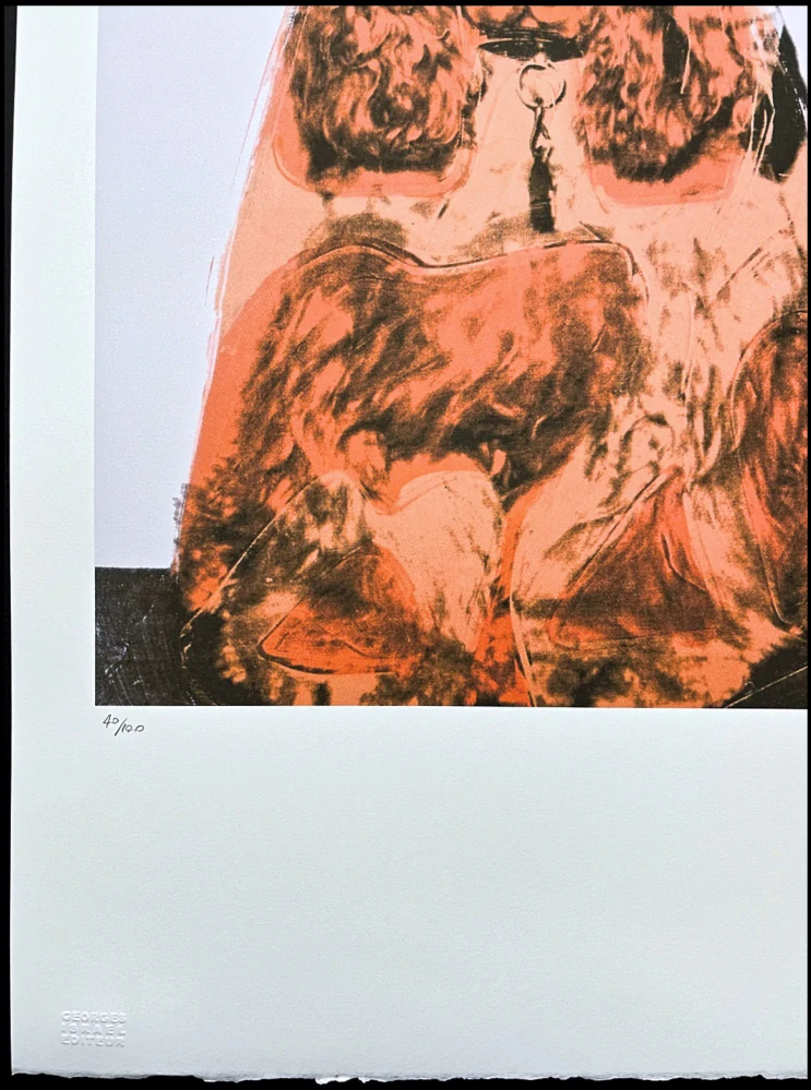 Andy Warhol - Cocker Spaniel x/100 edice Leo Castelli s certifikátem