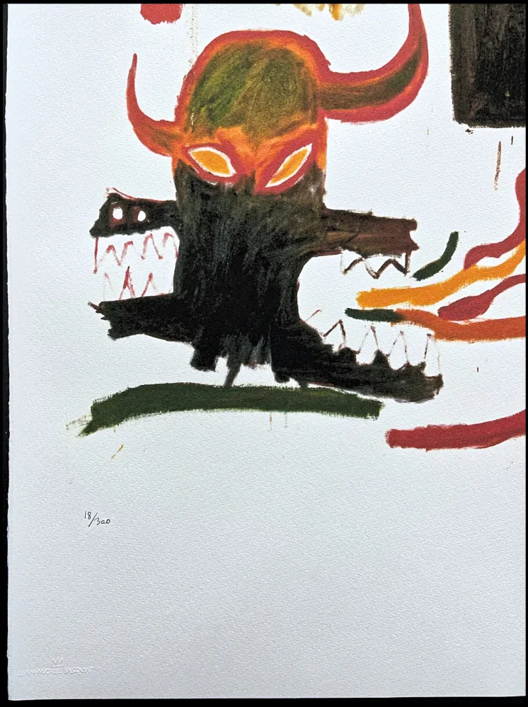 Jean-Michel Basquiat - Sterno 18/300 - limitovaná edice, signováno, 50x70cm
