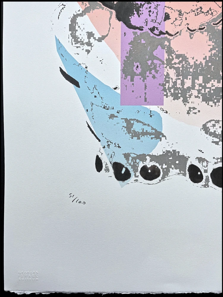 Andy Warhol - Owl - oranžová 51/100 - edice Leo Castelli s certifikátem