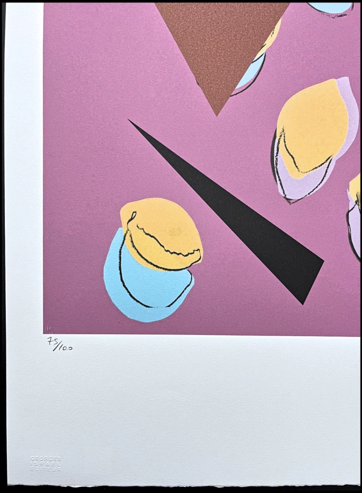Andy Warhol - Lemons s trojúhelníky 75/100 - edice Leo Castelli s certifikátem