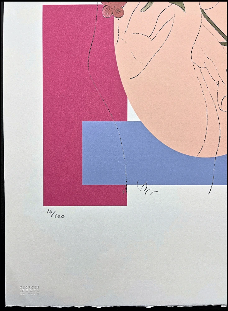 Andy Warhol - Flowers in hand 16/100 - edice Leo Castelli s certifikátem