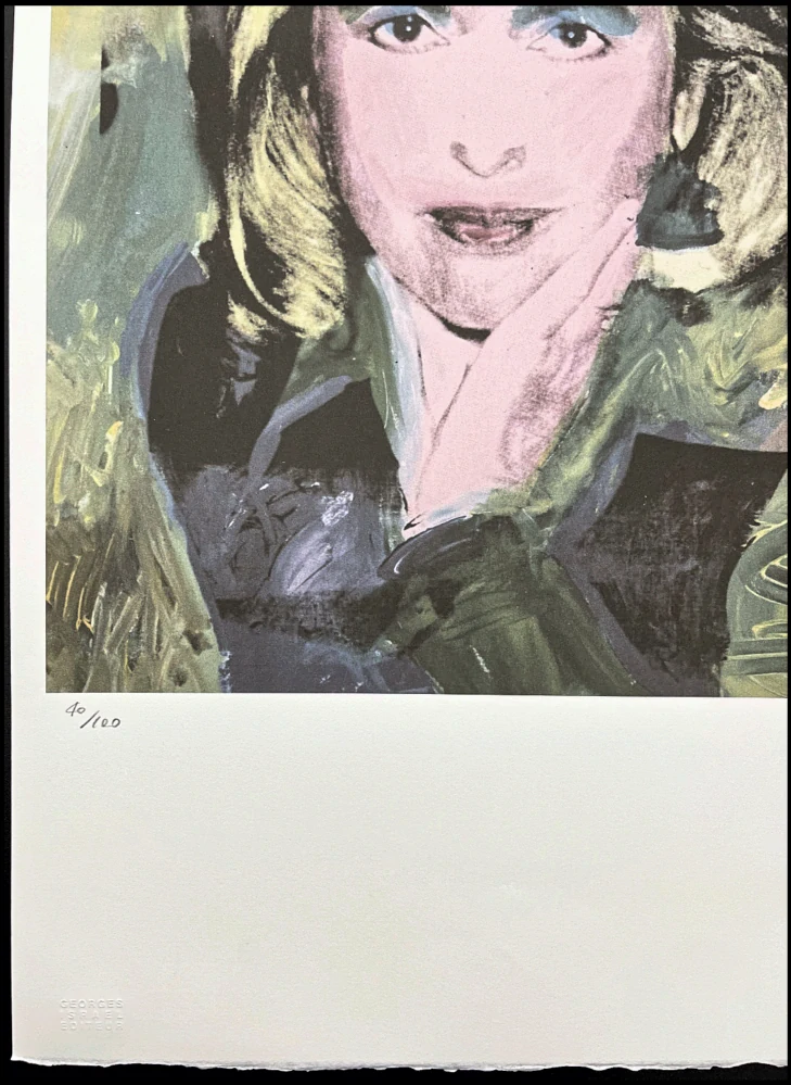 Andy Warhol - Marcia Weisman žlutá 40/100 - edice Leo Castelli s certifikátem