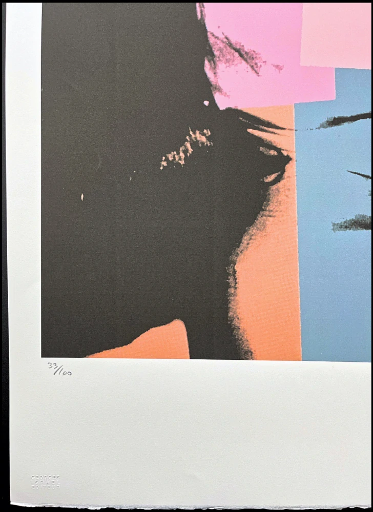 Andy Warhol - Sachiko z boku 33/100 - edice Leo Castelli s certifikátem