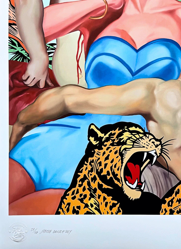 Pasta Oner - Jaguar and Passion 27/50 - Giclée print, limitovaná edice, 50x70cm