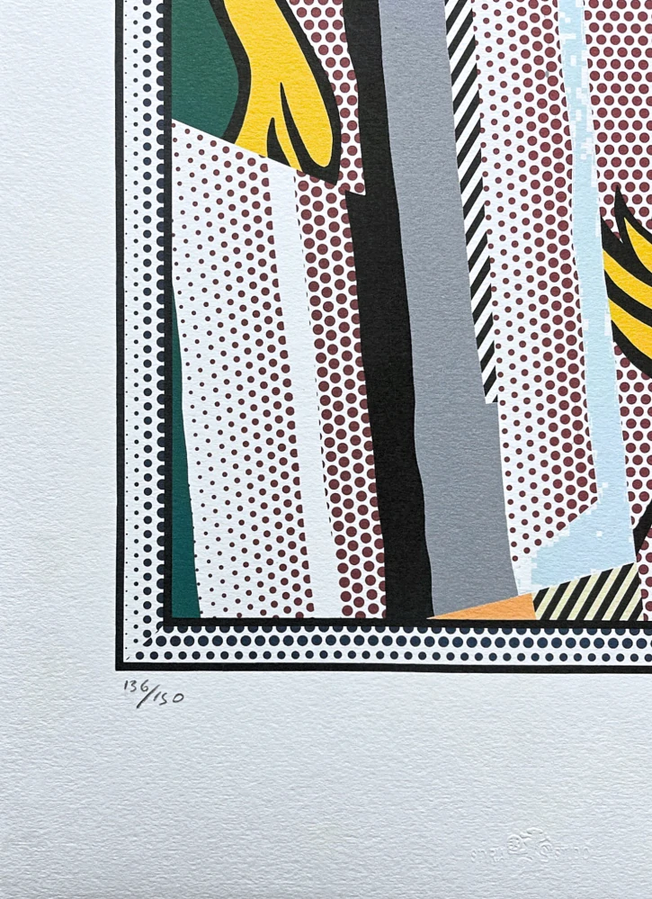 Roy Lichtenstein - Reflection on Hair - signováno, 35x50cm, limitovaná edice 136/150