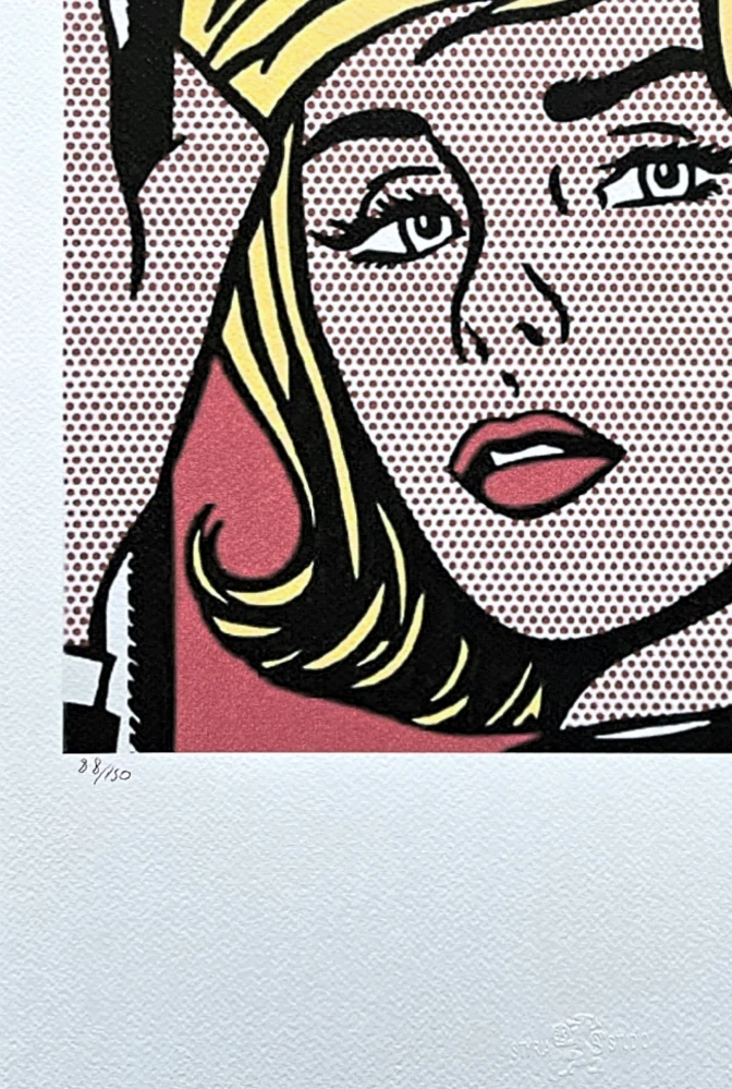 Roy Lichtenstein - I thought I heard your voice - signováno, 35x50cm, limitovaná edice 88/150