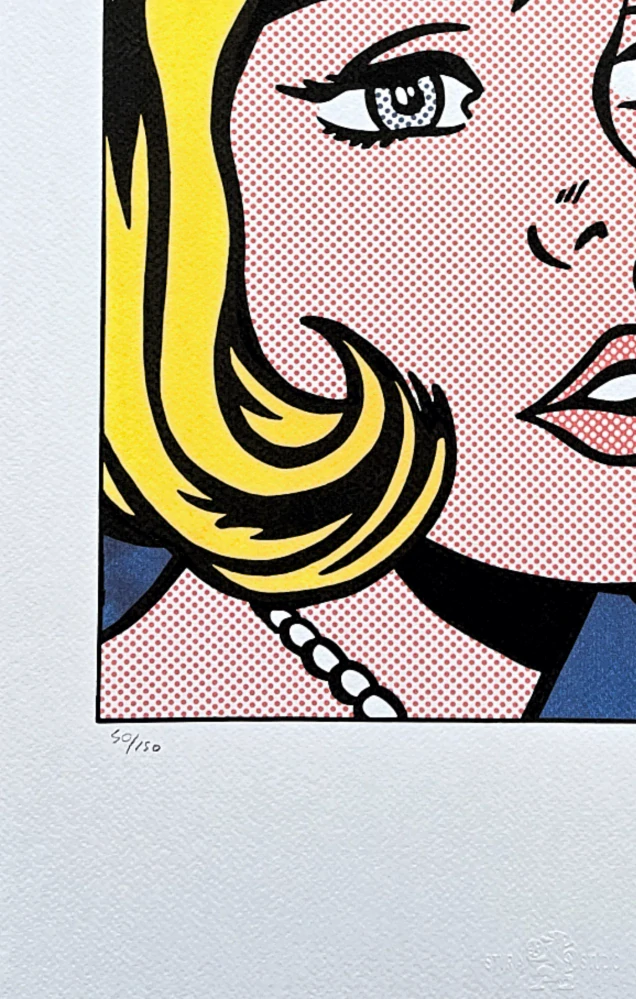 Roy Lichtenstein - The Melody Haunts my Reverie - signováno, 35x50cm, limitovaná edice 50/150