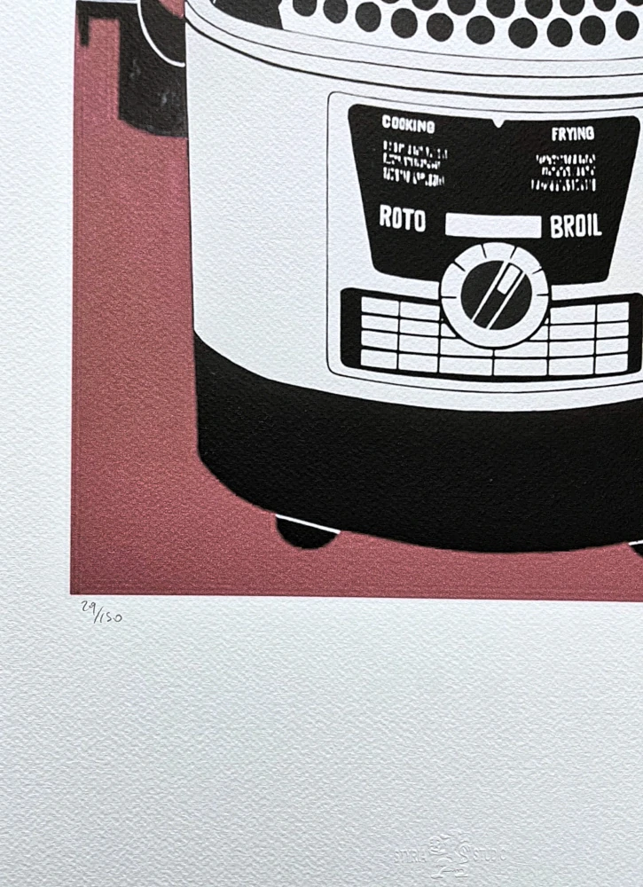 Roy Lichtenstein - Roto Broil - signováno, 35x50cm, limitovaná edice 29/150