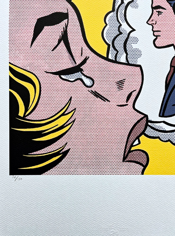 Roy Lichtenstein - Thinking of him - signováno, 35x50cm, limitovaná edice 56/150