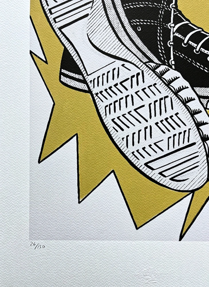 Roy Lichtenstein - Keds - signováno, 35x50cm, limitovaná edice 26/150