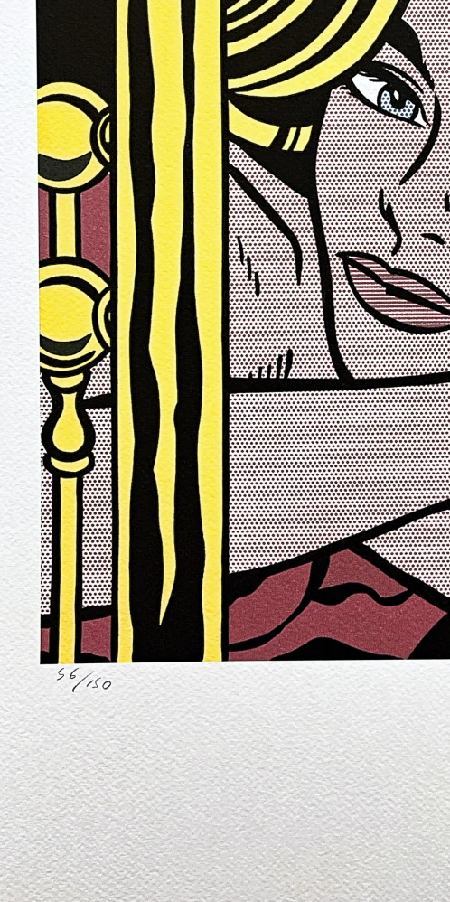Roy Lichtenstein - Blonde Waiting - signováno, 35x50cm, limitovaná edice 56/150