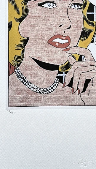 Roy Lichtenstein - Engagement Ring - signováno, 35x50cm, limitovaná edice 27/150