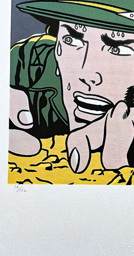 Roy Lichtenstein - Scared Witless - signováno, 35x50cm, limitovaná edice 56/150