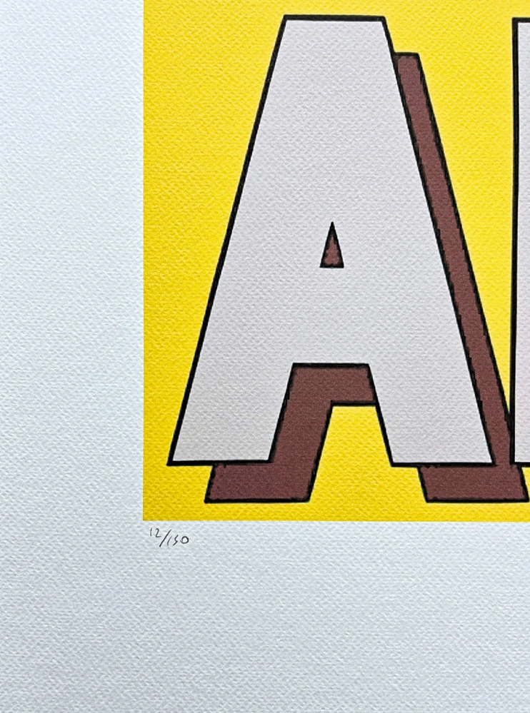 Roy Lichtenstein - Art - signováno, 50x35cm, limitovaná edice 12/150