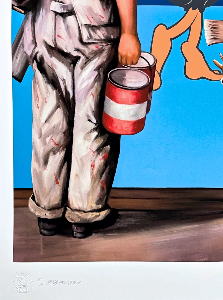 Pasta Oner - Blue Room 43/50 - Giclée print, limitovaná edice, 70x100cm