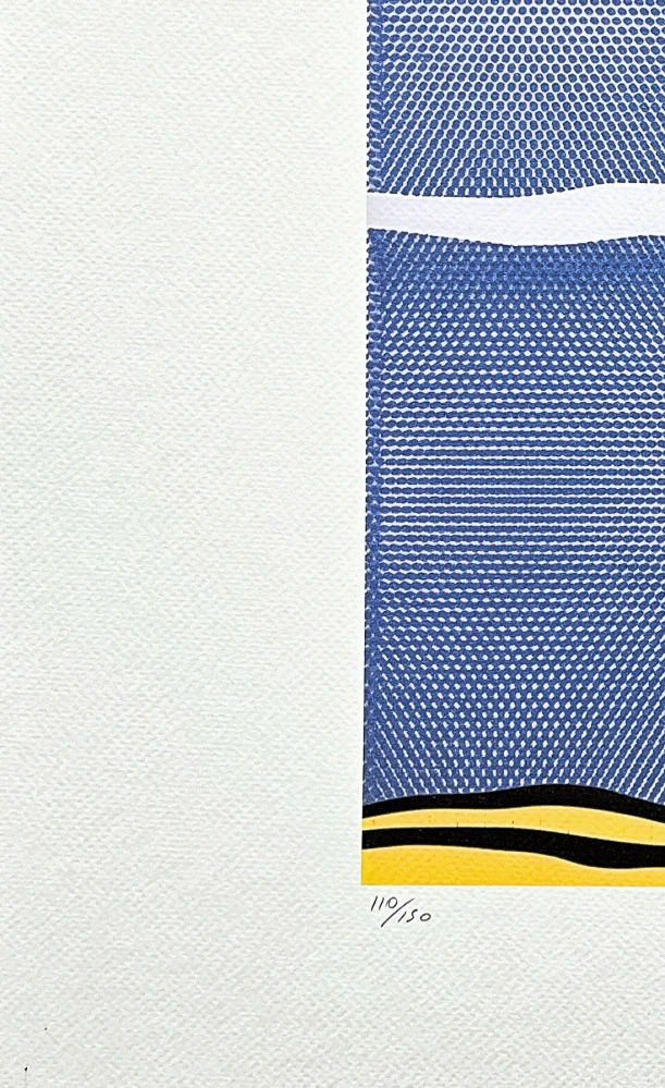 Roy Lichtenstein - Desert Landscape II - signováno, 50x35cm, limitovaná edice 110/150