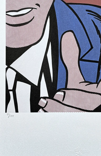 Roy Lichtenstein - Conversation - signováno, 35x50cm, limitovaná edice 50/150