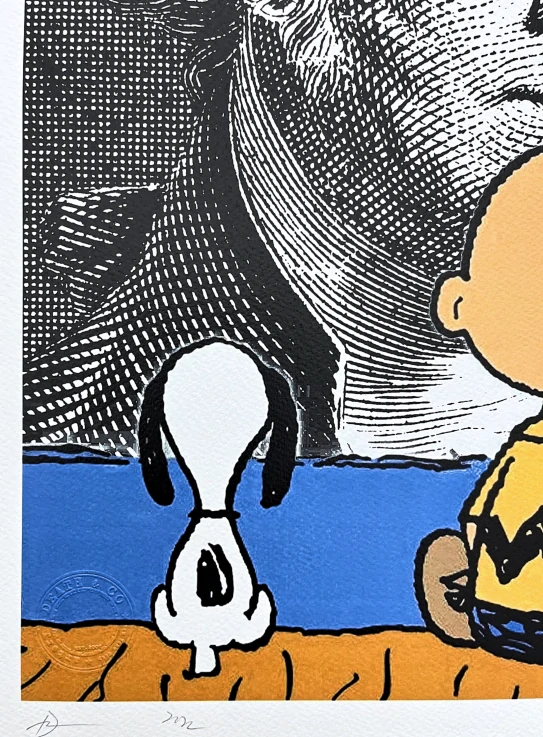 Death NYC - George Washington a Charlie Brown - limitovaná edice s certifikátem, 32x45cm
