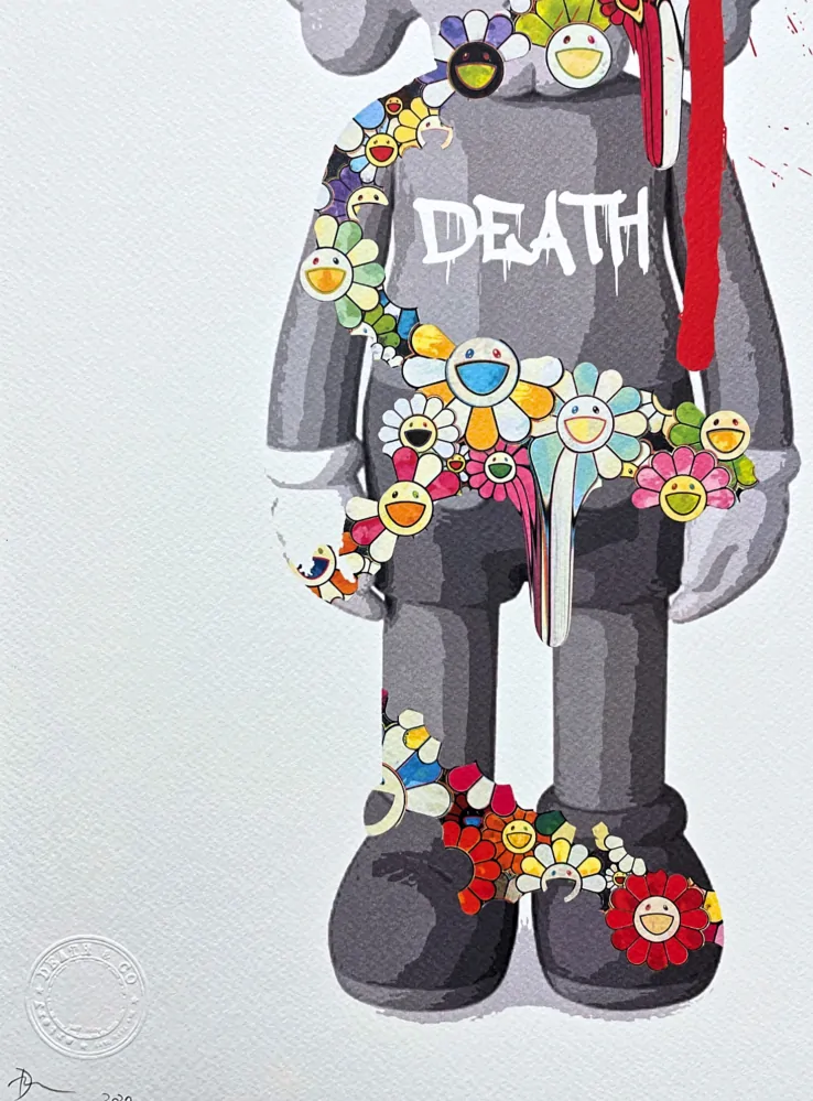 Death NYC - Kaws a Murakami - limitovaná edice s certifikátem