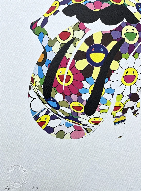 Death NYC - Murakami a Rolling Stones - limitovaná edice s certifikátem, 32x45cm