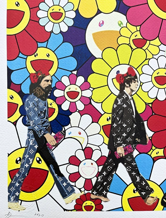 Death NYC - Color Murakami a Beatles - limitovaná edice s certifikátem, 45x32cm