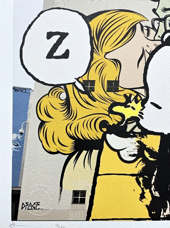 Death NYC - Marilyn a Snoopy - limitovaná edice s certifikátem, 45x32cm