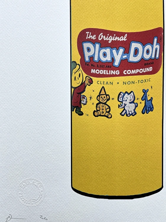 Death NYC - Spray Play Doh - limitovaná edice s certifikátem, 32x45cm