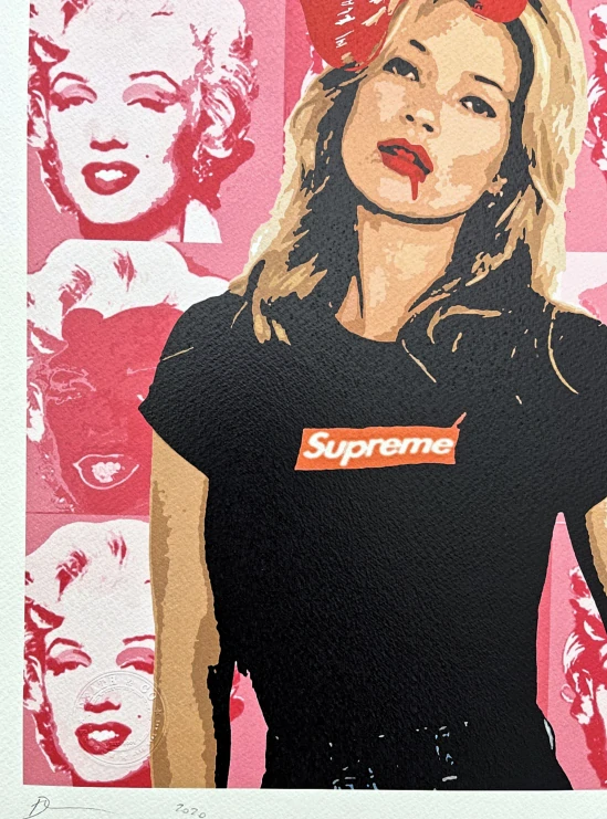 Death NYC - Kate Moss a Marilyn Monroe - limitovaná edice s certifikátem, 32x45cm