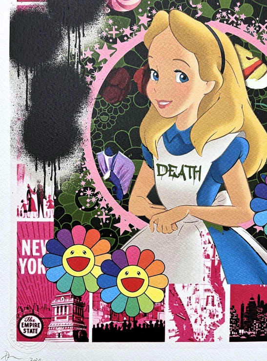 Death NYC - Alice, Murakami a New York - limitovaná edice s certifikátem, 32x45cm