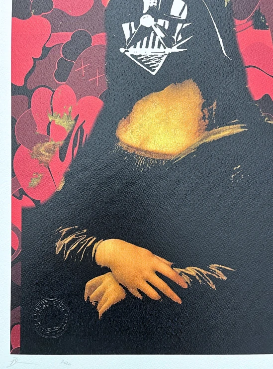 Death NYC - Darth Vader - limitovaná edice s certifikátem, 32x45cm