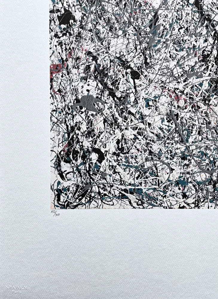 Jackson Pollock - Full Fathom Five 220/300 - signováno 50x70cm