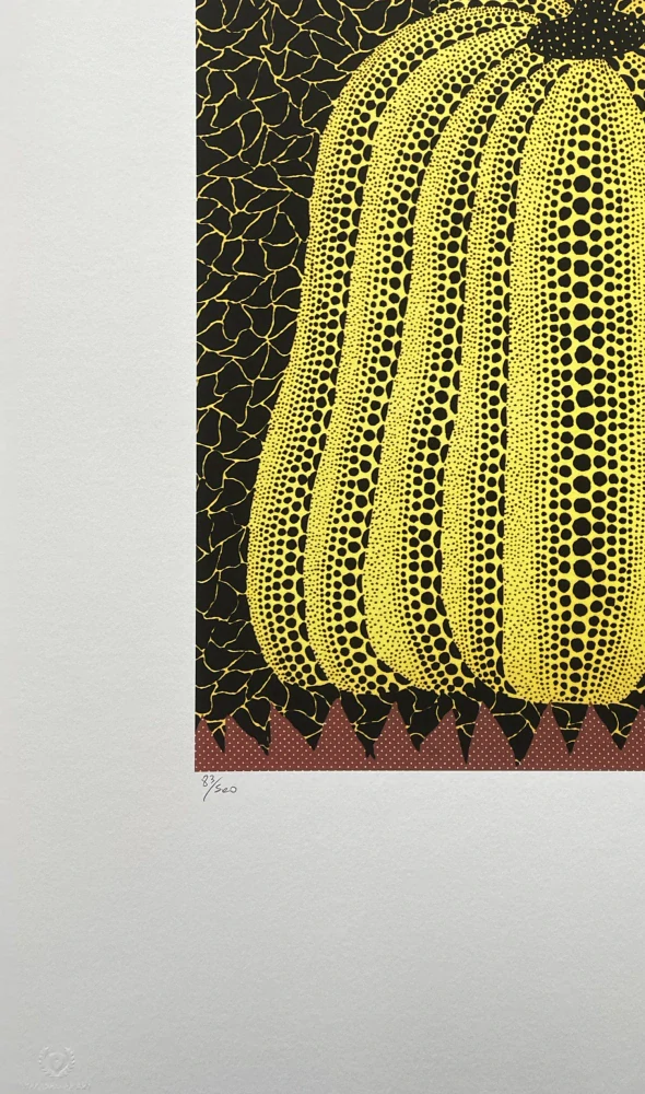 Yayoi Kusama - Pumpkin A x/500 - signováno, číslovaná edice, 50x65 cm