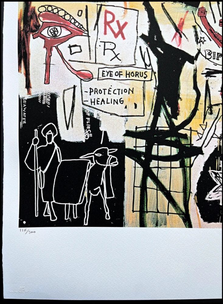Jean-Michel Basquiat - Melting Point of Ice 126/300 - limitovaná edice, signováno, 50x70cm 