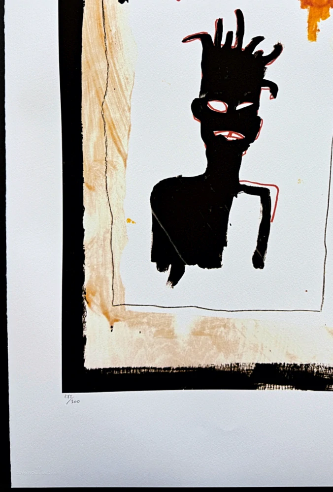 Jean-Michel Basquiat - 1960 285/300 - limitovaná edice, signováno, 50x70cm