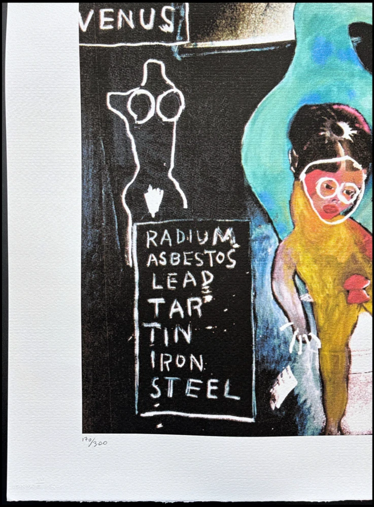 Jean-Michel Basquiat - Ex Ringye x/300 - limitovaná edice, signováno, 70x50cm