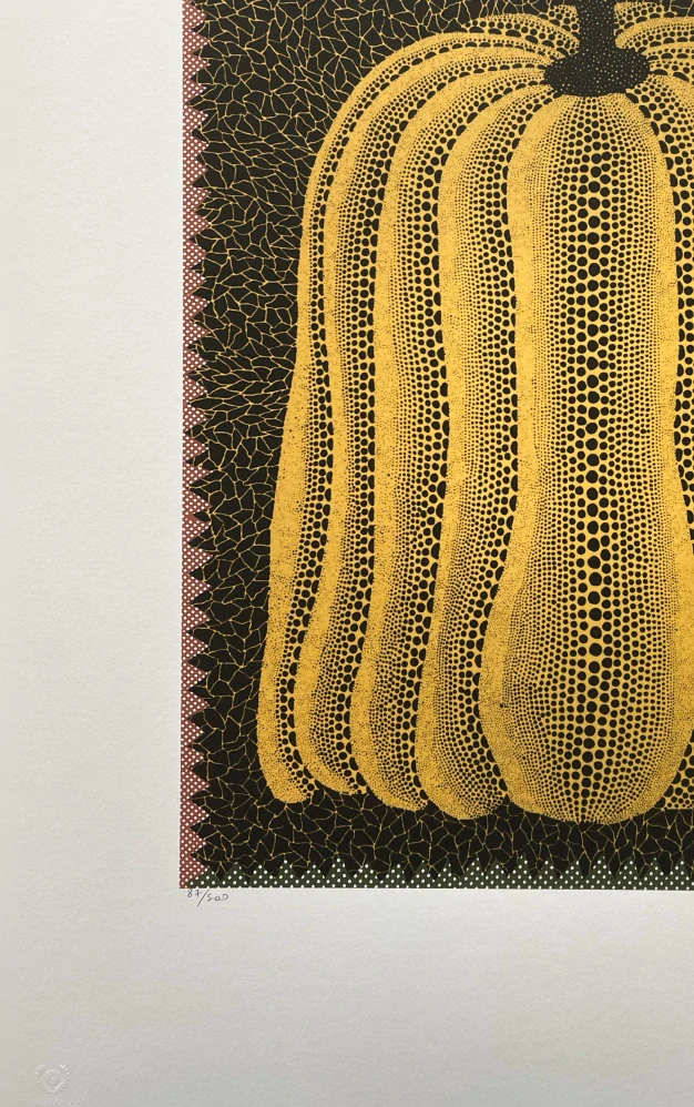 Yayoi Kusama - Pumpkin D x/500 - signováno, číslovaná edice, 50x65 cm