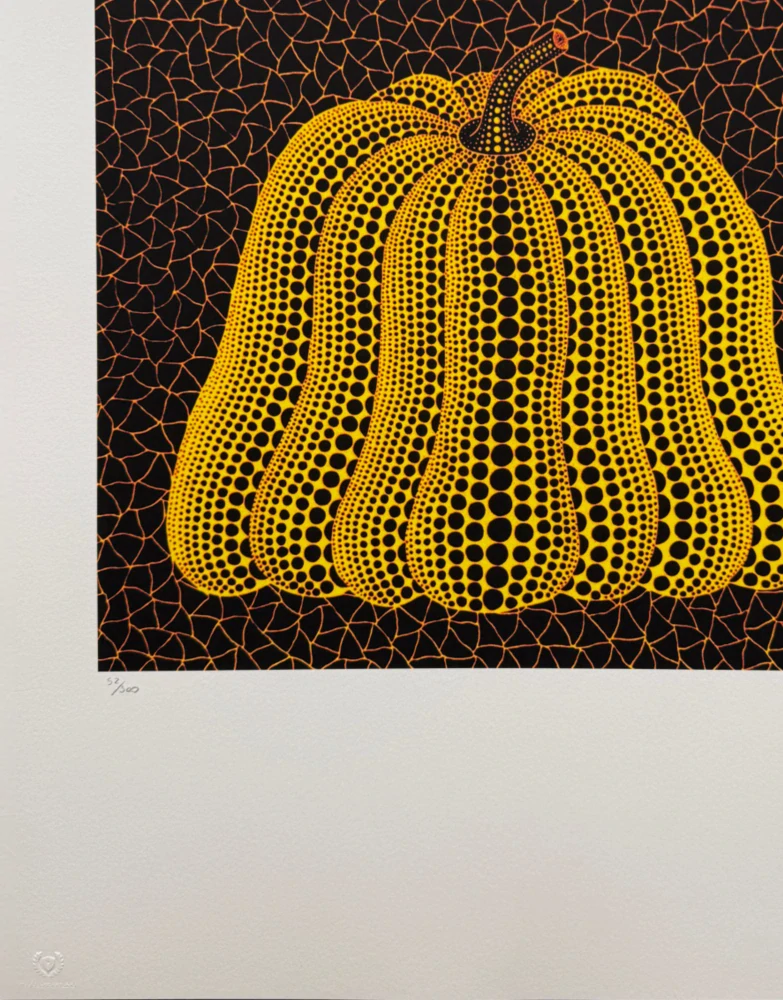 Yayoi Kusama - Pumpkin C x/500 - signováno, číslovaná edice, 50x65 cm