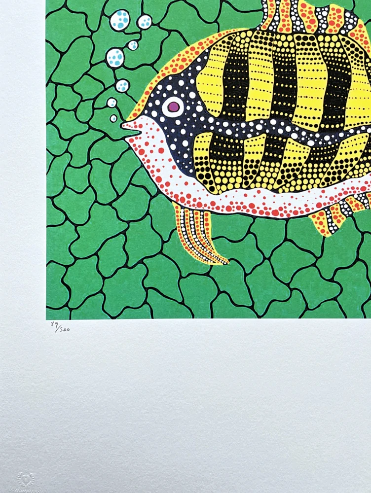 Yayoi Kusama - Depths of the Sea x/500 - signováno, číslovaná edice, 50x65 cm