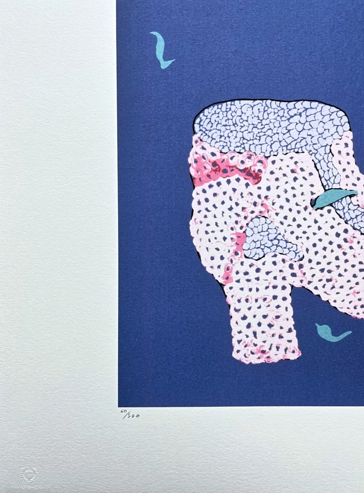Yayoi Kusama - Going to the filed with shoes x/500 - signováno, číslovaná edice, 50x65 cm