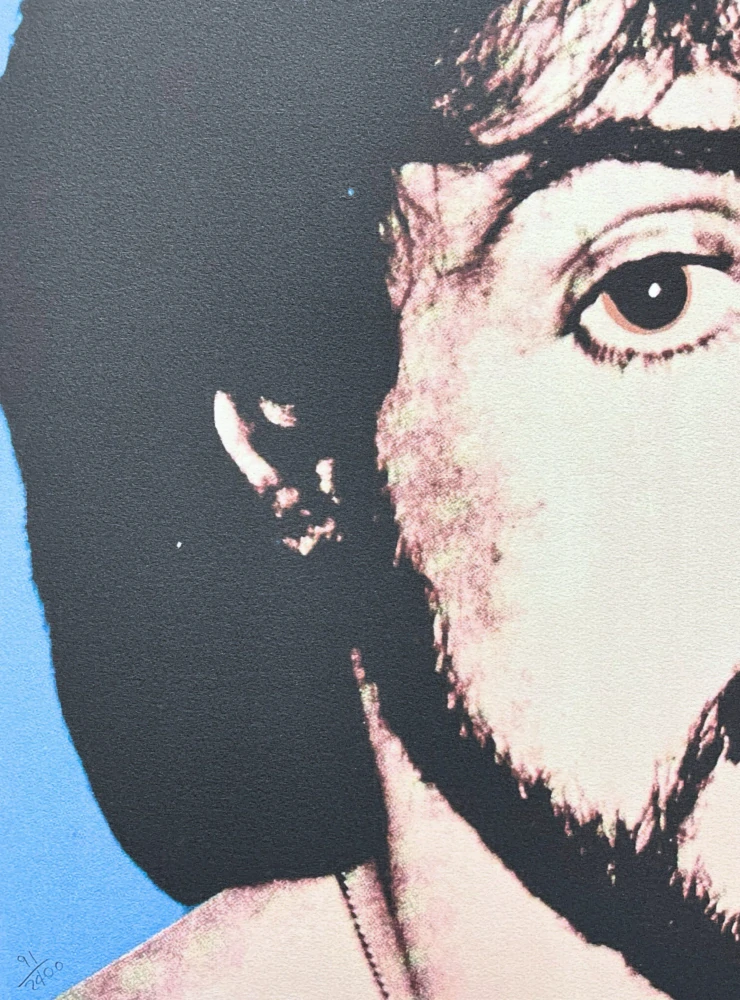 Andy Warhol - Sylvester Stallone x/2400 - 60x60 cm, limitovaná edice CMOA s certifikátem