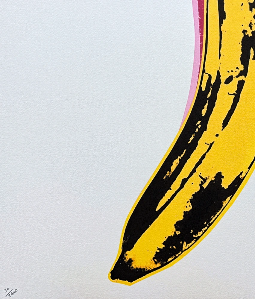 Andy Warhol - Banana 30/2400 - 60x60cm, limitovaná edice CMOA s certifikátem
