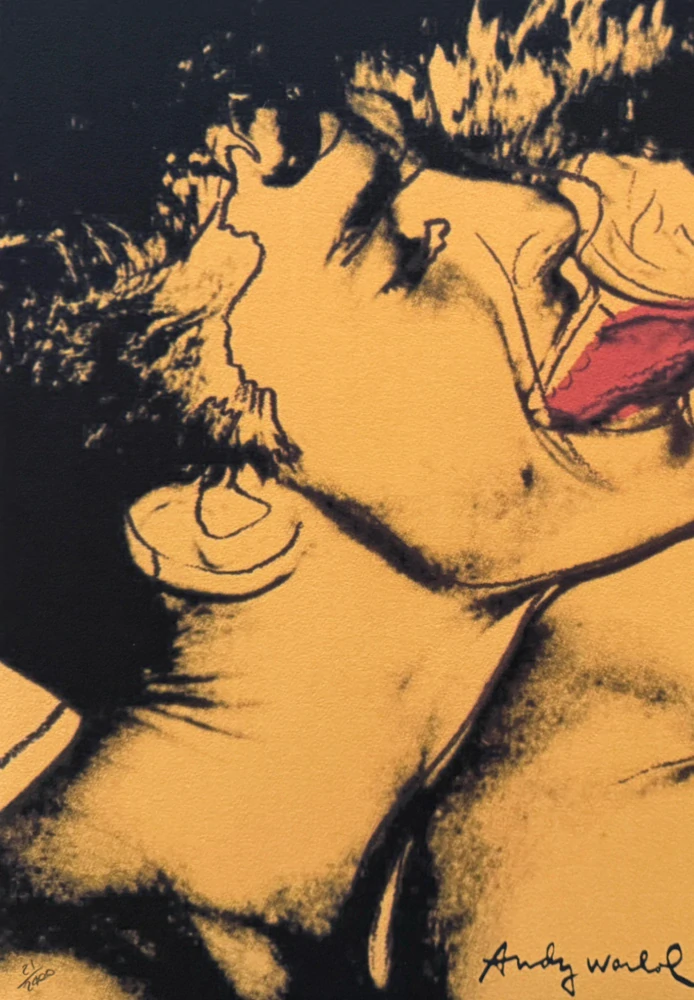 Andy Warhol - Querelle žlutý 21/2400 - 60x60cm, limitovaná edice CMOA s ceritifkátem