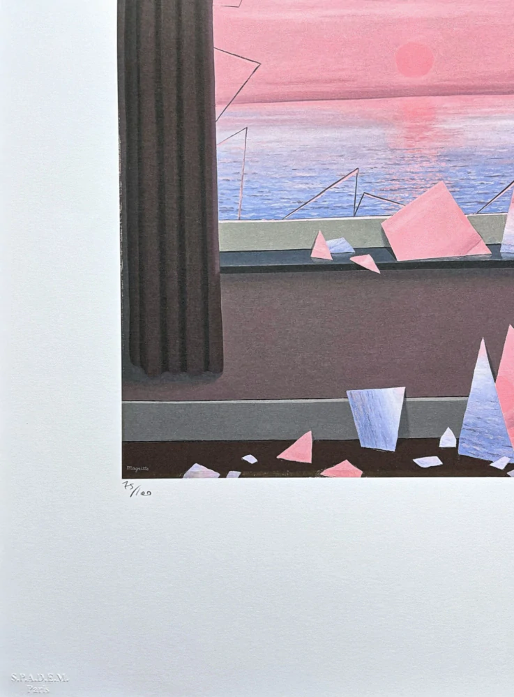 René Magritte - Le Monde Des Images x/100 - limitovaná edice, 50x70cm