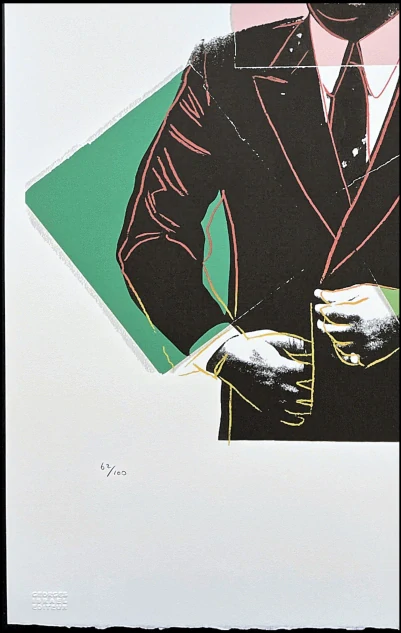 Andy Warhol - John Gotti hnědý 62/100 - edice Leo Castelli s certifikátem