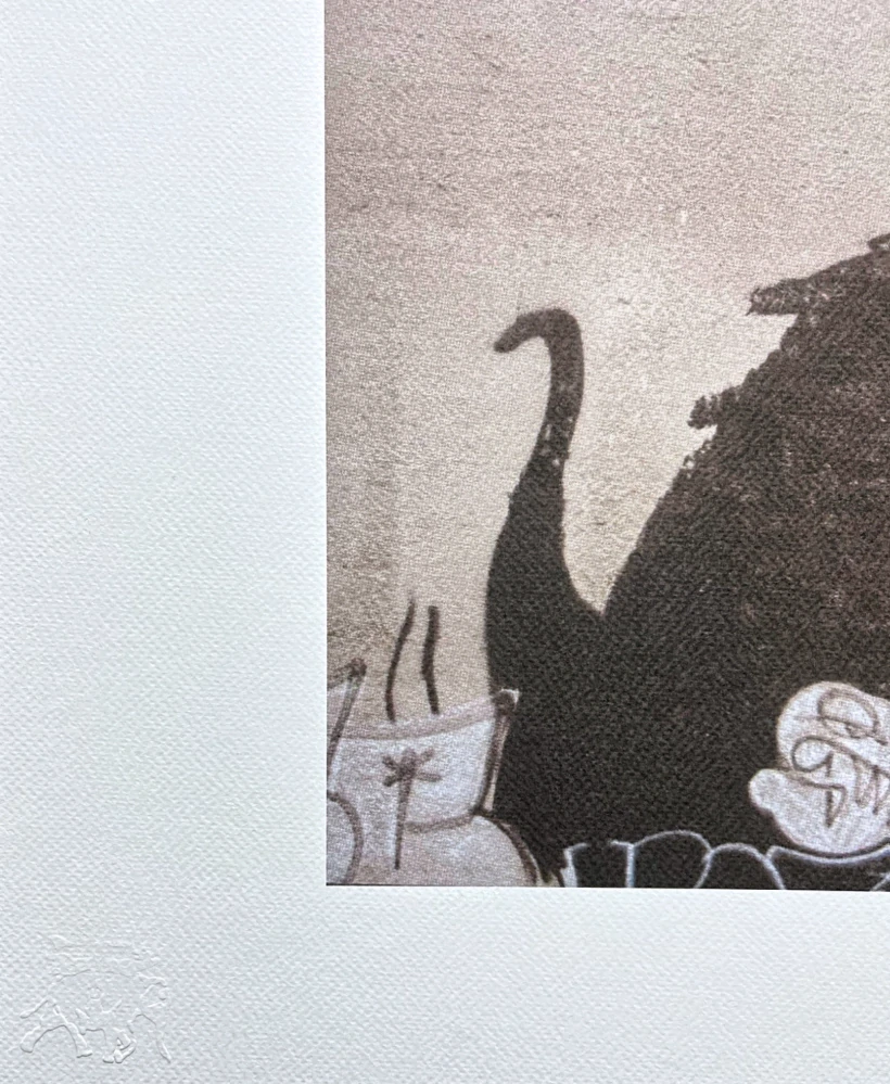 Banksy - Lockpick Rat 77/150 - číslovaná edice s certifikátem, razítko, 50x35cm