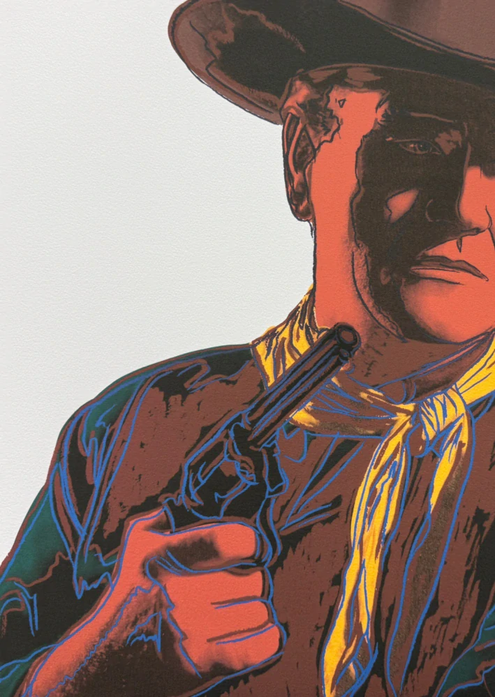 Andy Warhol - John Wayne 201/2400 - 60x60 cm, limitovaná edice CMOA s certifikátem