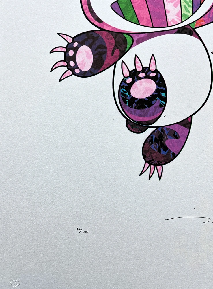 Takashi Murakami - Panda parent and cub 42/300- signováno, číslovaná edice, 50x65 cm