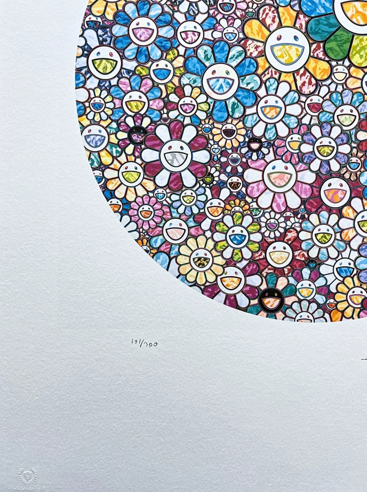 Takashi Murakami - Thank you for the wonderful destiny 101/300- signováno, číslovaná edice, 50x65 cm